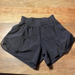 lululemon, hotty hot, black, size 2